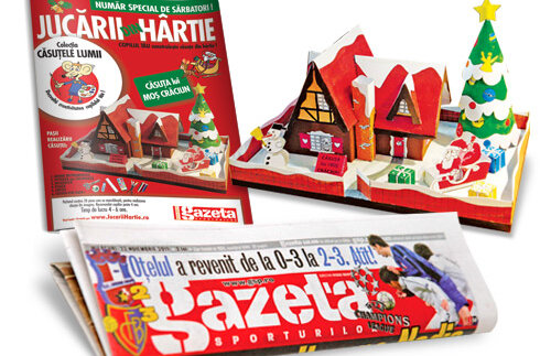Ia-i un cadou copilului tău! Gazeta îţi oferă căsuţa lui Moş Crăciun!