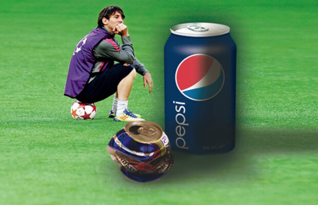 Ce n-a reuşit FRF a izbutit Pepsi! Messi, vizită-fulger la Bucureşti