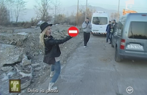 VIDEO! Delia Matache a aratat degetul mijlociu echipei de filmare!