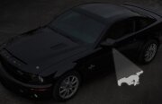 Noul Ford Mustang îşi expune sigla pe asfalt