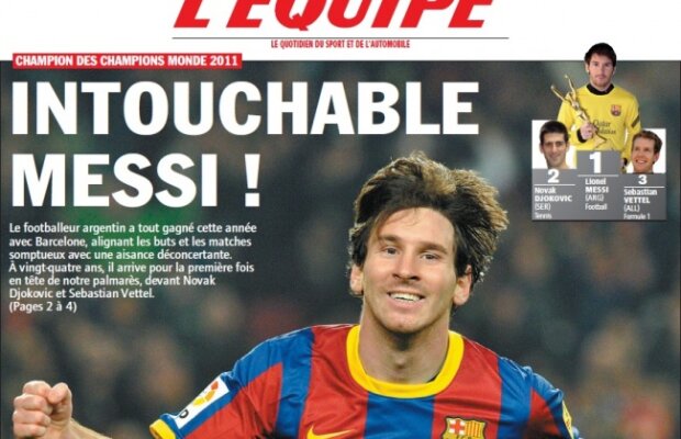 Messi nu este doar cel mai bun fotbalist, ci CEL MAI BUN SPORTIV al anului 2011