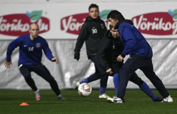 La primul antrenament din Antalya, după ce a ratat transferul în China, Brandan a arătat de ce e numărul 1 al Stelei