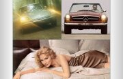 Un Citroën, un 230 SL, o blondă