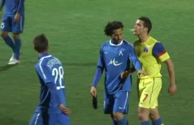 VIDEO Chipciu şi-a scuipat un adversar în primul său meci la Steaua!