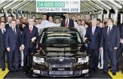 14 milioane de autoturisme fabricate de Skoda