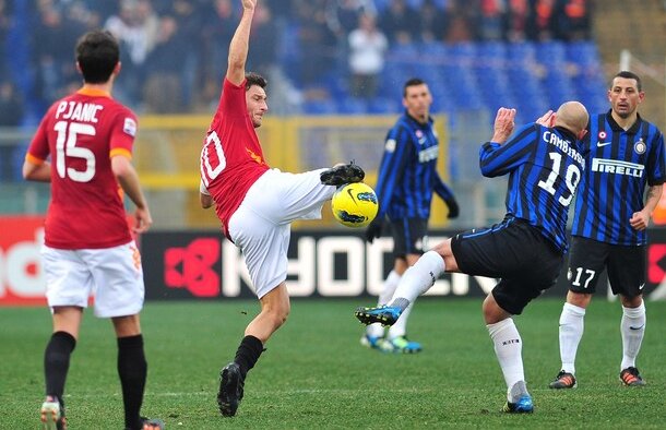 VIDEO » Inter a fost făcută şah-mat de Roma, 0-4 » Chivu şi Lobonţ au fost rezerve
