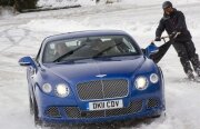 Skijoring cu Bentley