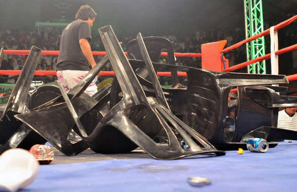 VIDEO Inimaginabil » Bătaie generală la finalul unui meci de box pentru Centura Mondială