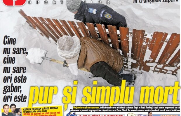 Gazeta, ziar de calitate » Iată reacţia unui cititor la reportajele realizate de Cătălin Tolontan în satele înzăpezite