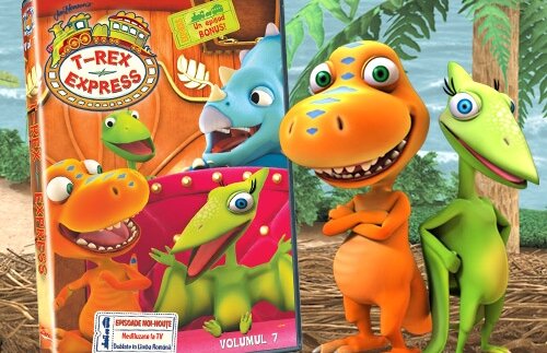 E vremea dinozaurilor! » Seria de desene T-Rex Express continuă de azi cu 6 noi DVD-uri