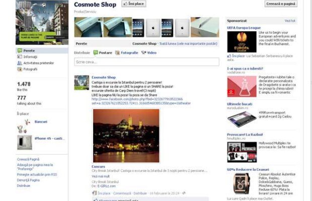 Înşelăciune de proporţii pe Facebook cu pagini false Orange, Vodafone, Cosmote