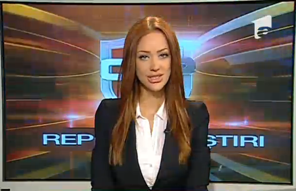 VIDEO Bianca Drăguşanu se pregăteşte pentru prezentarea ştirilor sportive. Are şanse?