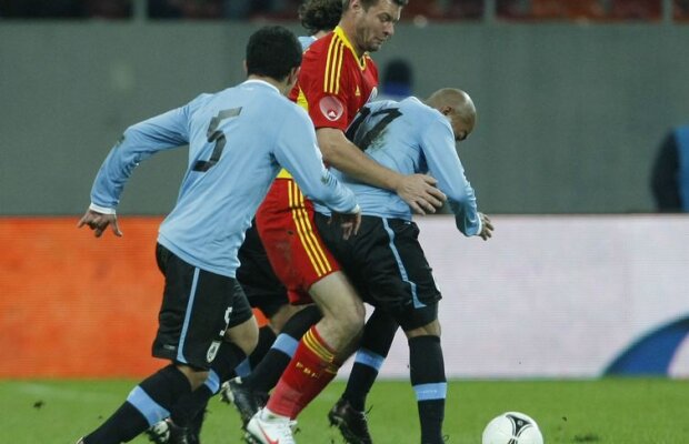 VIDEO Min 25. România - Uruguay 0-1 » Marius Niculae ia la ţintă transversala