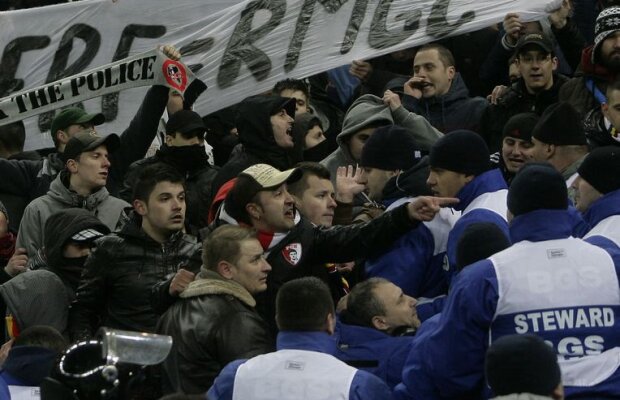 FOTO Lider de galerie al Craiovei amendat şi interzis 6 luni pe stadion » "Nu regret bulanele luate!"