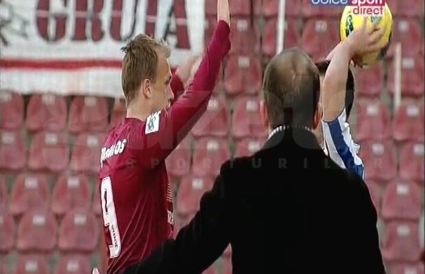 FOTO Kapetanos, out cu Vaslui » Grecul s-a autoeliminat stupid după 16 minute cu Oţelul