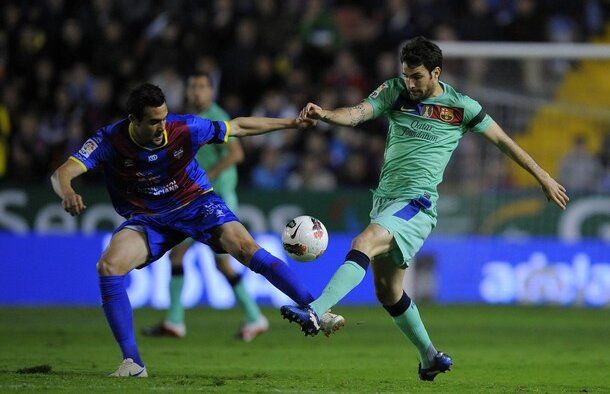 VIDEO Ce l-o fi apucat? Fabregas a dansat în faţa portarului lui Levante