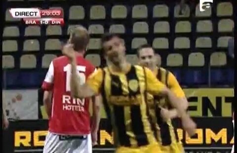 VIDEO / Distefano înscrie pentru Braşov în meciul cu Dinamo