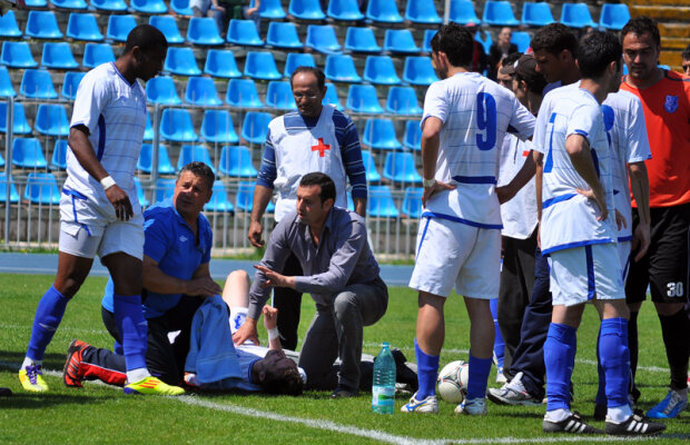 Panică pe Litoral » Bosniacul Sipovici a leşinat în timpul meciului cu Brăila