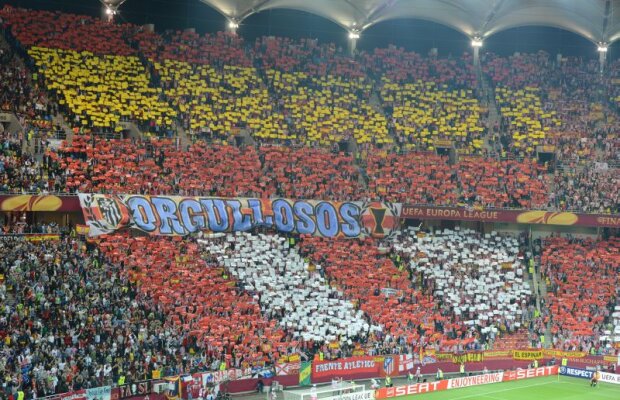 Suporterii spanioli au creat o atmosferă senzaţională la finala de pe Naţional Arena » Graffiti de Primera
