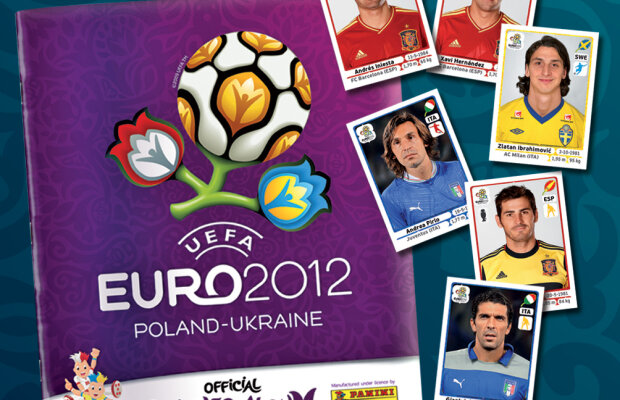 Sîmbătă, GRATUIT cu Gazeta, ai un set de abţibilduri Panini UEFA Euro 2012™!