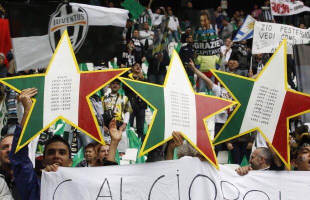 FOTO Juventus şi-a primit medaliile de campioană! Del Piero, la ultimul meci în tricoul bianconero