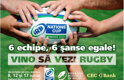 Începe spectacolul cu balonul oval la Bucureşti! Vineri, 8 iunie debutează IRB Nations Cup
