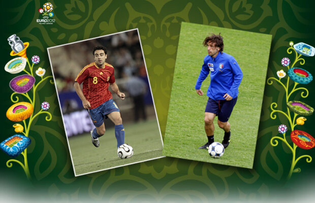 Xavi - Pirlo, duelul celor mai buni playmakeri » "Italianul are cîteva calităţi în plus!" Pe care dintre ei îl preferi?