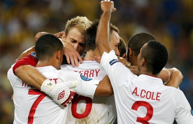 Anglia - Ucraina 1-0 » Englezii cîştigă grupa şi evită Spania în sferturi