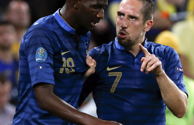 Cutremur » Jucătorii francezi s-au certat după 0-2 cu Suedia. Ribery a răbufnit primul