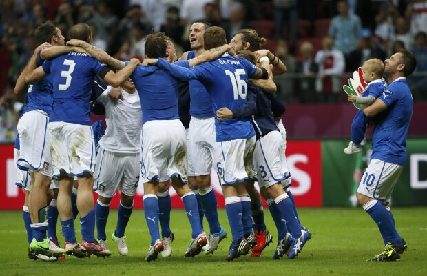 Ai pariat aseară? 15.00 era cota pentru o victorie cu 2-1 a Italiei!