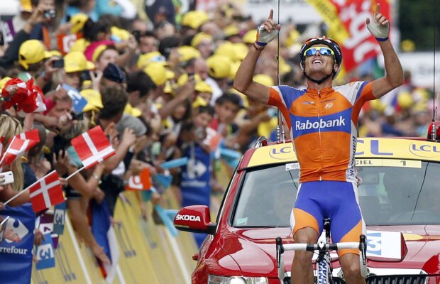 Luis Leon Sanchez a învins "balaurul" Sagan, într-o etapă în care s-au aruncat cuie pe traseu :O