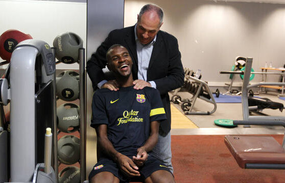 FOTO » Revedere emoţionantă între Abidal şi colegii de la Barça