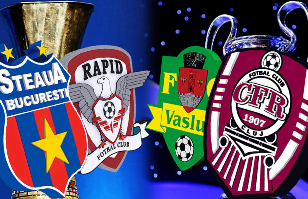 Adversarii din CL: CFR vs. Slovan Liberec/Şahtior Karagandy, Fenerbahce vs. FC Vaslui » În EL: Rapid - Heerenveen, Sligo Rovers / Spartak Trnava - Steaua