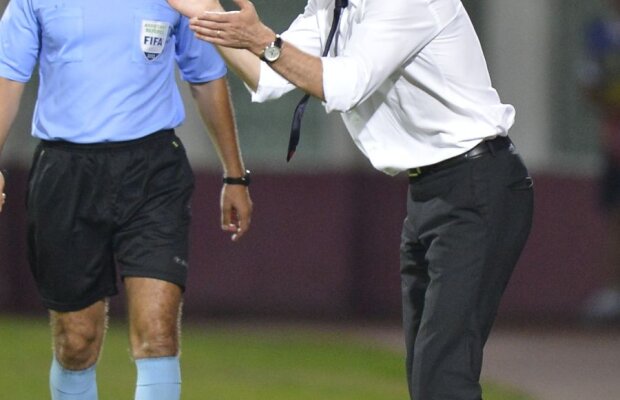 Sabău e mulţumit de rezultat: "Am fost egalii unui adversar foarte tare"