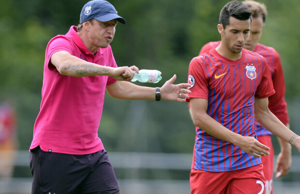 Reghecampf a răbufnit la adresa foştilor antrenori ai Stelei: "Cînd au fost aici, n-au făcut nimic!"