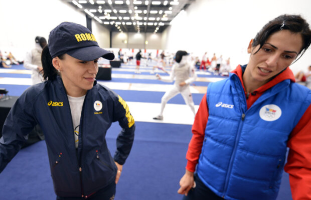 Simona Gherman şi Anca Măroiu sînt la prima lor participare la JO: "Un glob comprimat"