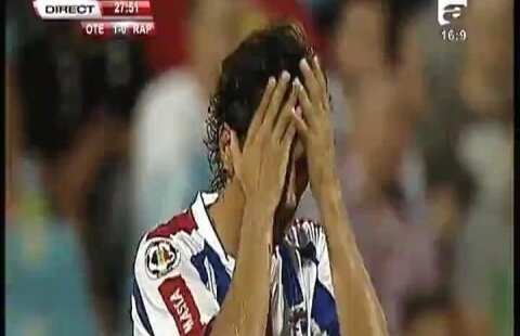 VIDEO / Min. 27 » Oţelul Galaţi - Rapid Bucureşti 1-0, gol Alejandro Viglianti