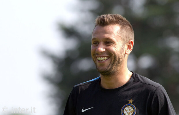 S-a inspirat de la Pleşan? :D Cassano spune că e fan Inter de cînd s-a născut!