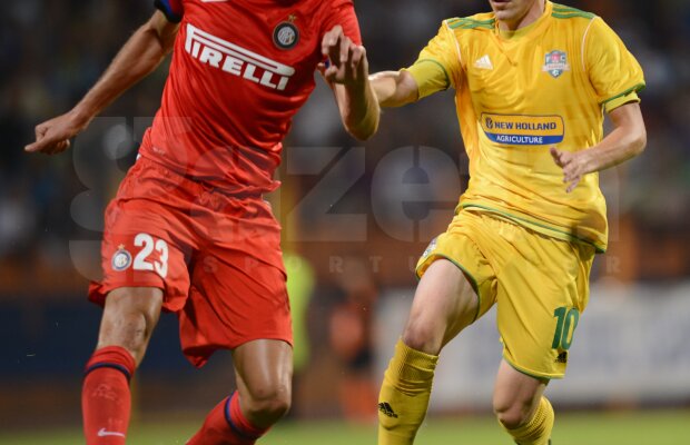 FC Vaslui - Internazionale Milano 0-2 » Prea mici pentru Sneijder şi Milito