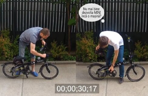 Video: MINI Bike Challenge în redacția TopGear 