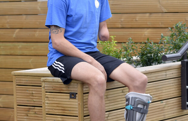 Ghinionul de pe Stadionul Olimpic » Florin Cojoc s-a accidentat la a doua săritură şi nu a mai putut continua