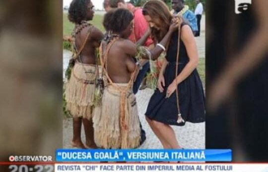 Ducesa de Cambridge, intampinata de femei topless in insulele Solomon