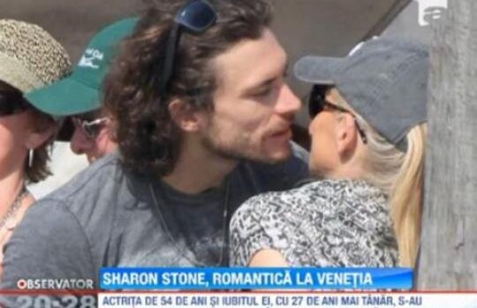 Sharon Stone si iubitul ei se comporta ca doi adolescenti indragostiti