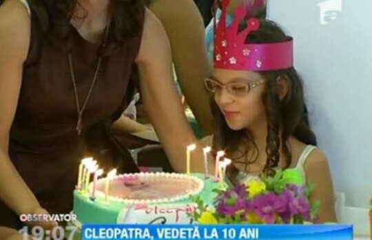 Cleopatra Stratan a implinit 10 ani