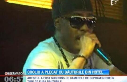 Rapperul Coolio, banuit ca ar fi furat bauturile din camera de hotel