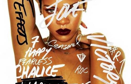 Rihanna, goala pe coperta noului album