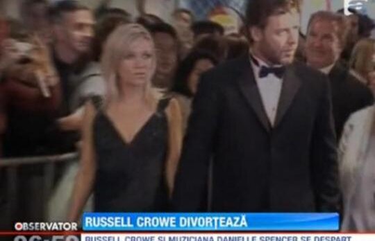 Russell Crowe divorteaza dupa noua ani de casnicie