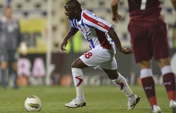 VIDEO A marcat accidentat! » Inkango a strîns din dinţi în ultimele minute cu Astra şi a adus Oţelului 3 puncte