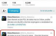 EBa o face grasă pe Daciana. Război politic mitocănesc pe twitter 
