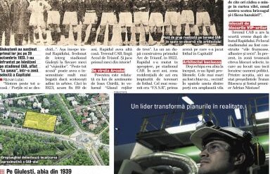 Citeşte doar în ediţia tipărită » Povestea primului joc disputat de Rapid: Prima casă, Arcul de Triumf!